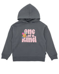 Feather 4 Arrow One of a Kind Fleece Hoodie in Charcoal