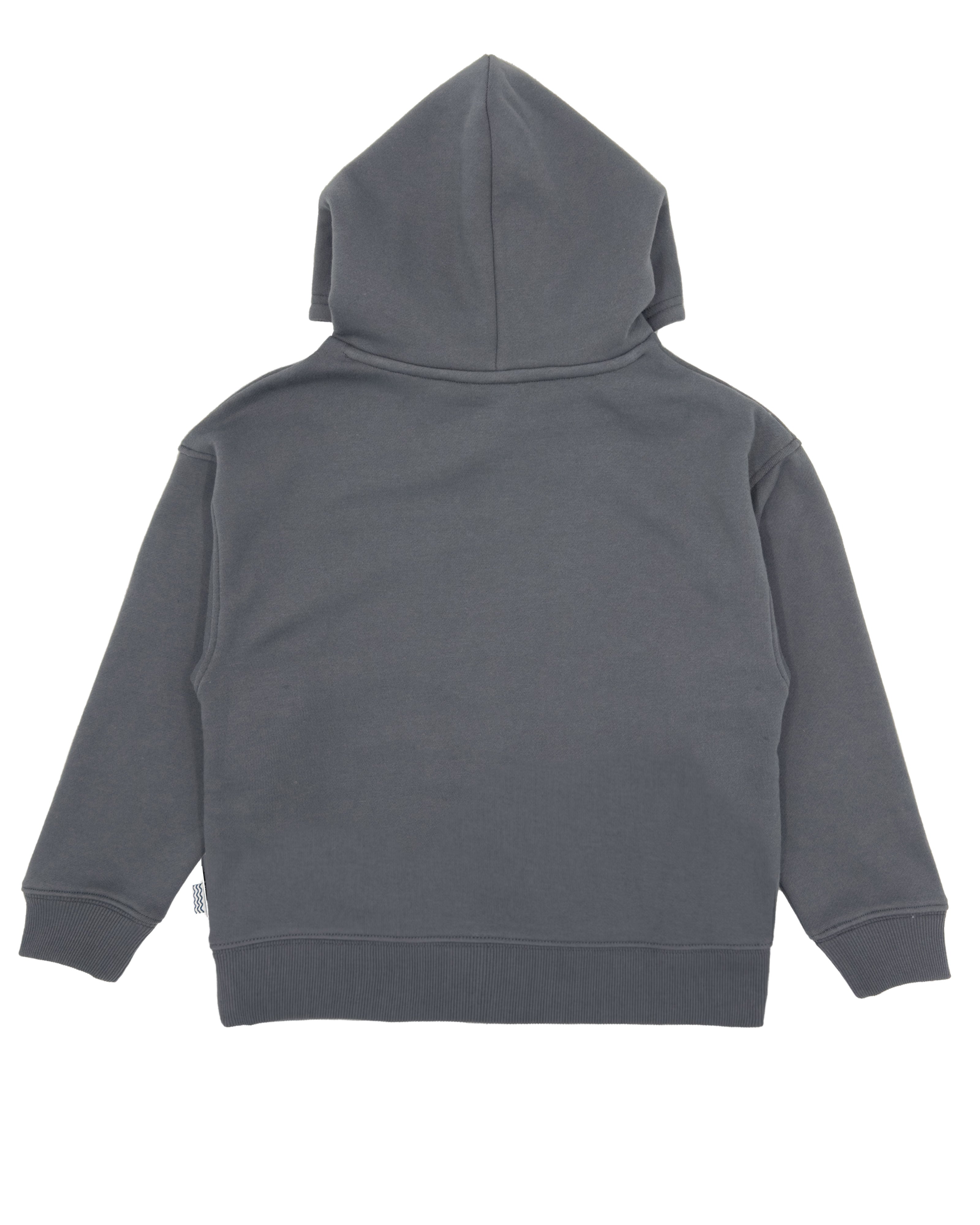 Feather 4 Arrow One of a Kind Fleece Hoodie in Charcoal