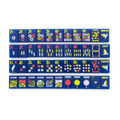Amahj Line Signature Engraved Tile Set - Navy