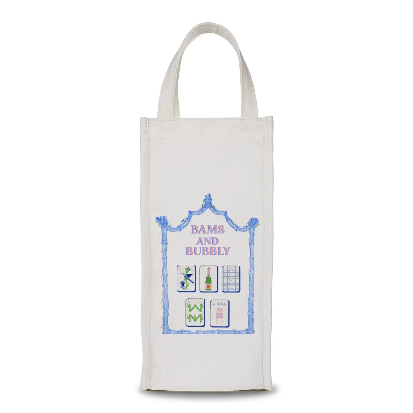 Wine Bag - Bams and Bubbly - Mahjong