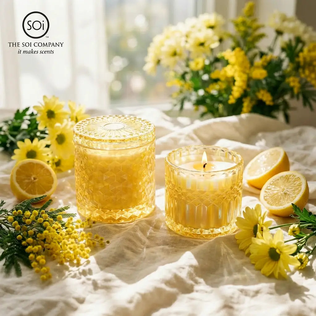 The SOi Company Good Morning Sunshine 15oz Shimmer Candle 2 Wick