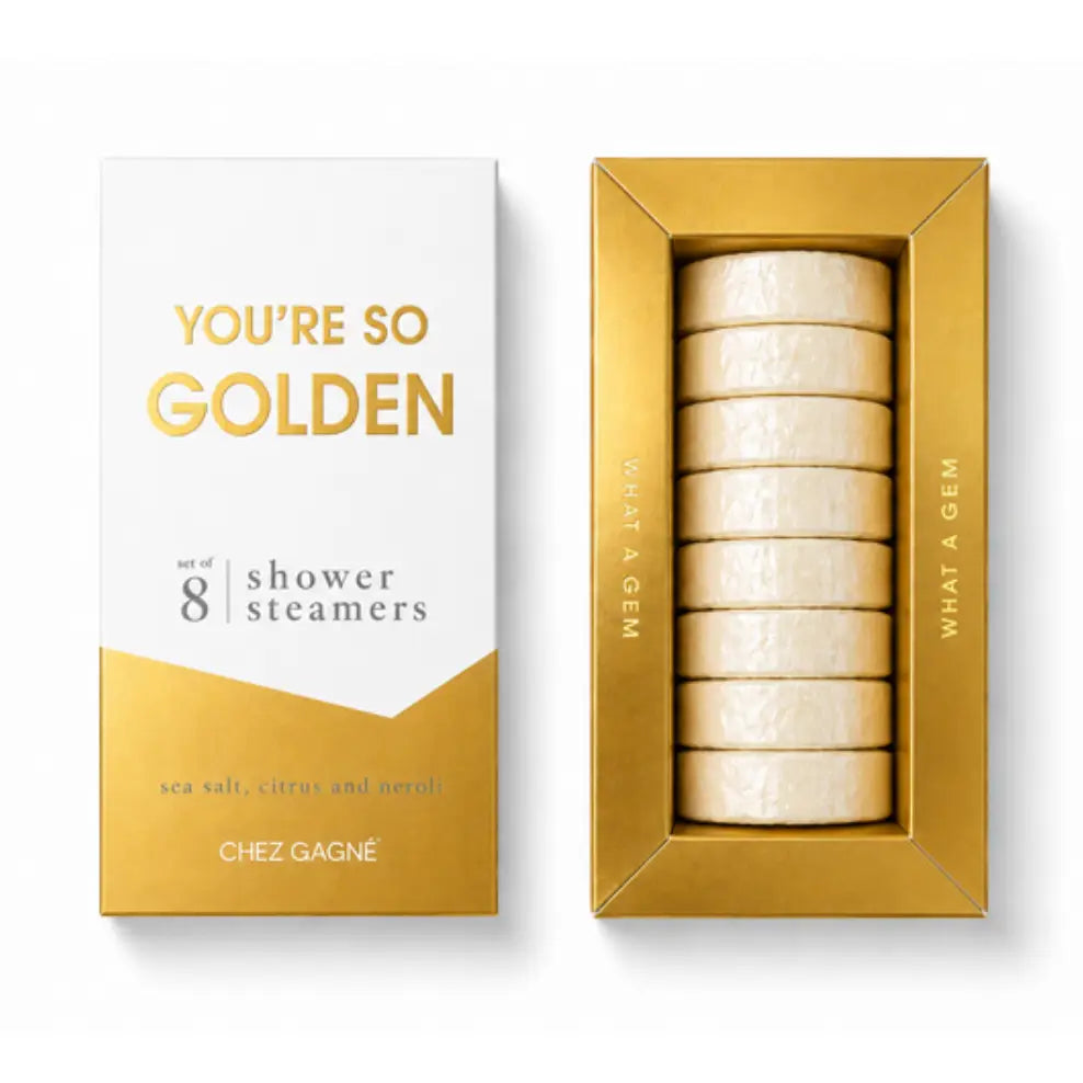 Chez Gagné You're So Golden - Self-Care Shower Steamers - Citrus Neroli