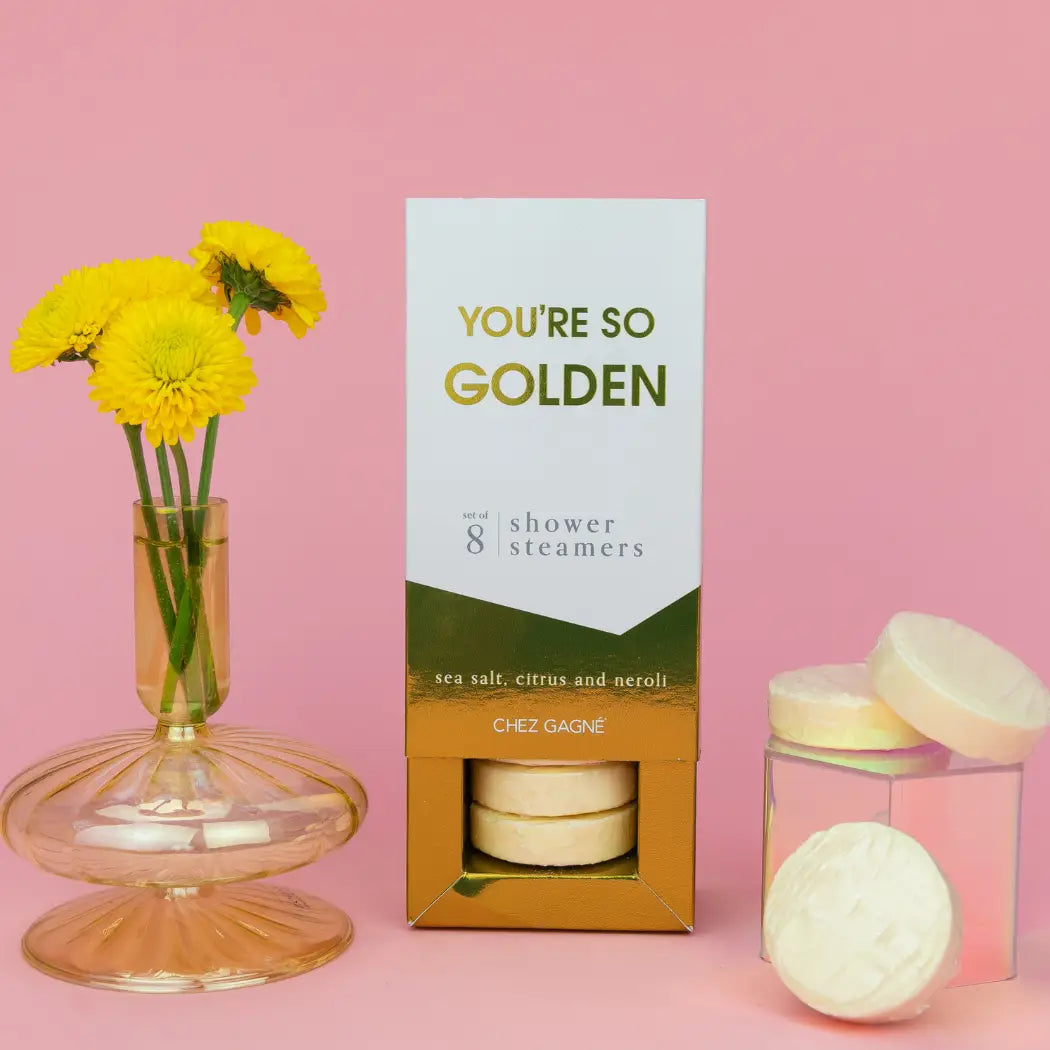 Chez Gagné You're So Golden - Self-Care Shower Steamers - Citrus Neroli