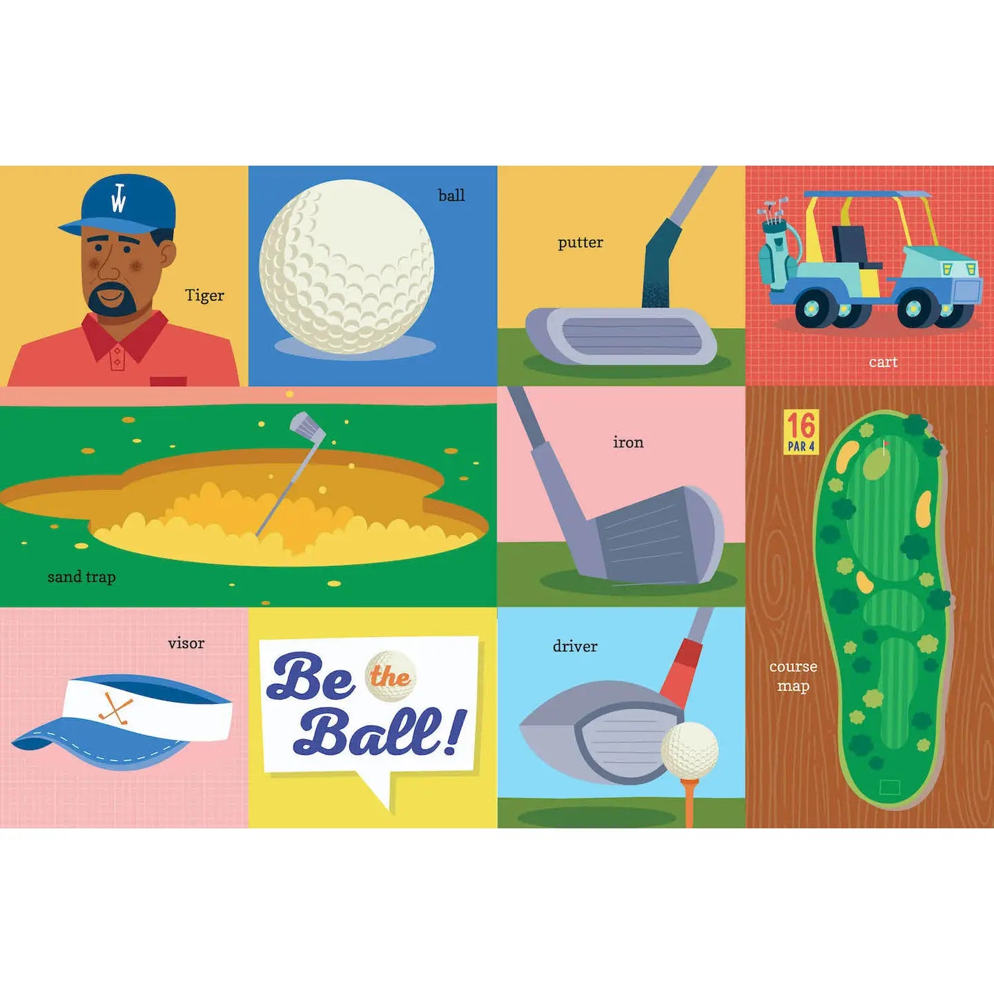 100 First Words For Little Golfers Book
