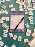 Mahjong Scoring Notepad | Blue