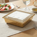Gold and Enamel Cocktail Napkin Box
