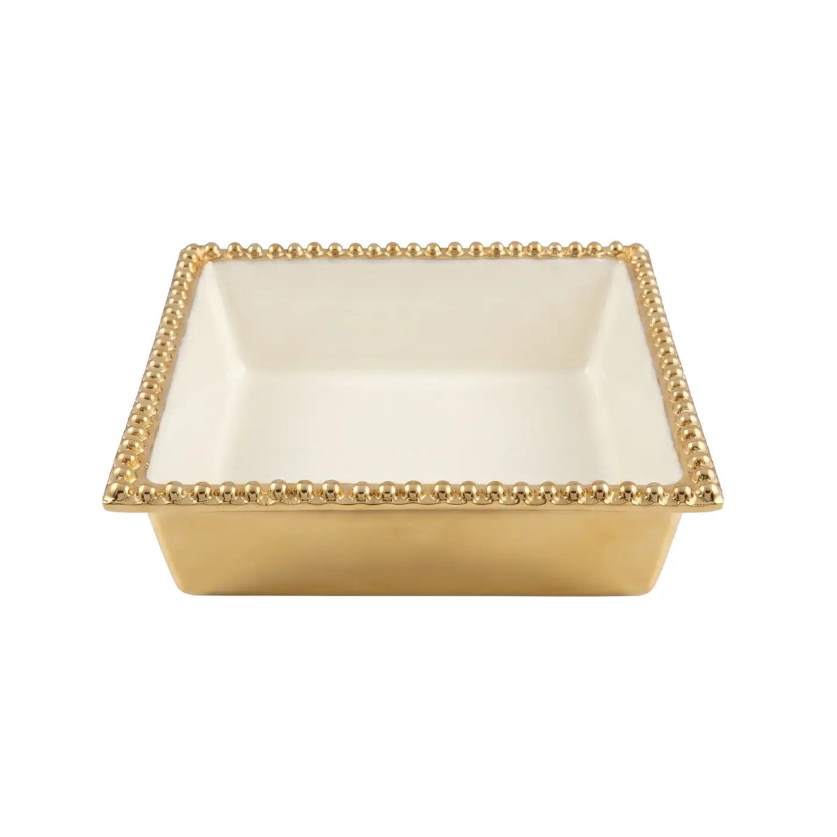 Gold and Enamel Cocktail Napkin Box