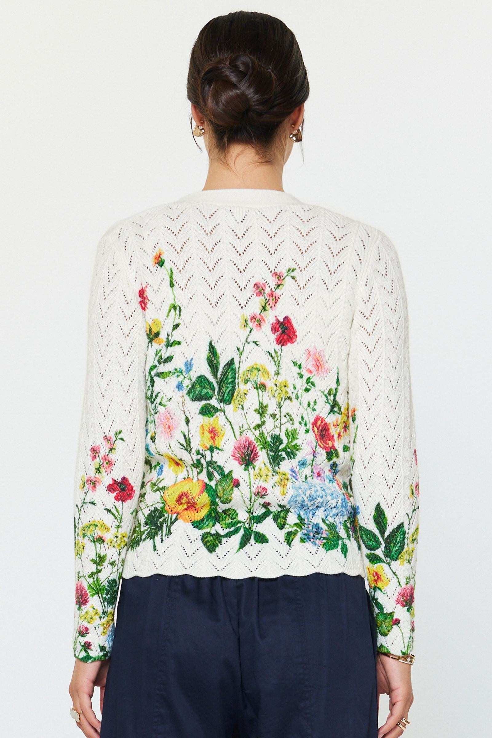 Current Air Floral Cardigan