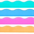 Mahjong Rack Pusher Add On-Magnetic | Premium Acrylic Set(4)  Transparent-Wavy-Multi-Color