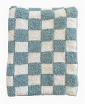 SpearmintLOVE Phufy® Bliss Checkerboard Blanket in Powder Blue