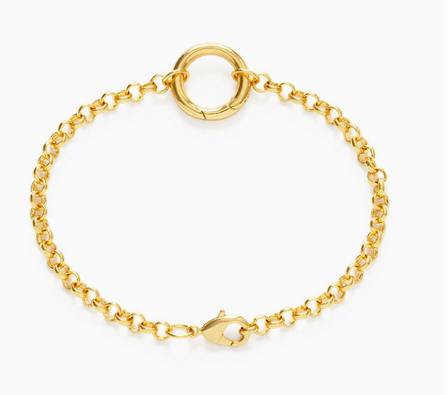 Amano Studio Rolo Chain with Charm Holder Clasp Bracelet