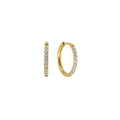 Brenda Grands Diamond Hoops 18mm