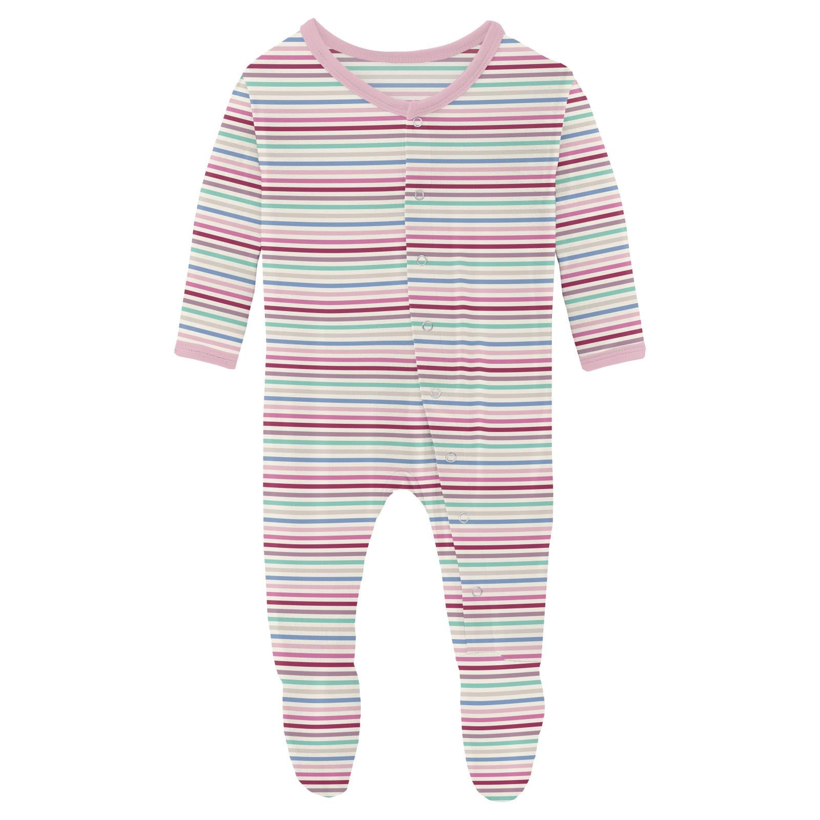 KicKee Pants Make Believe Stripe Footie