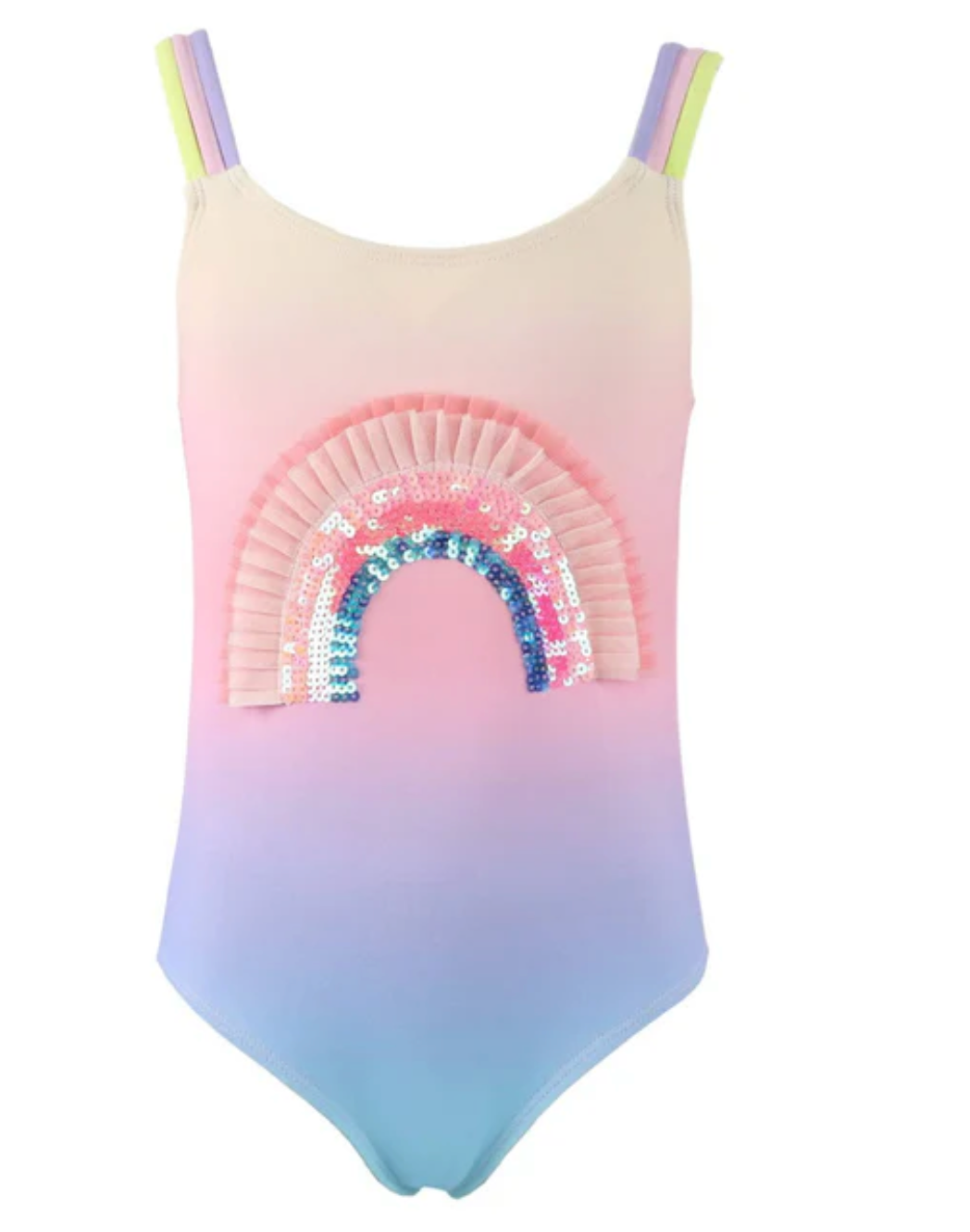 Lola & The Boys Ombre Rainbow Swimsuit
