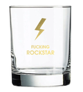 Chez Gagne Fucking Rockstar Glass