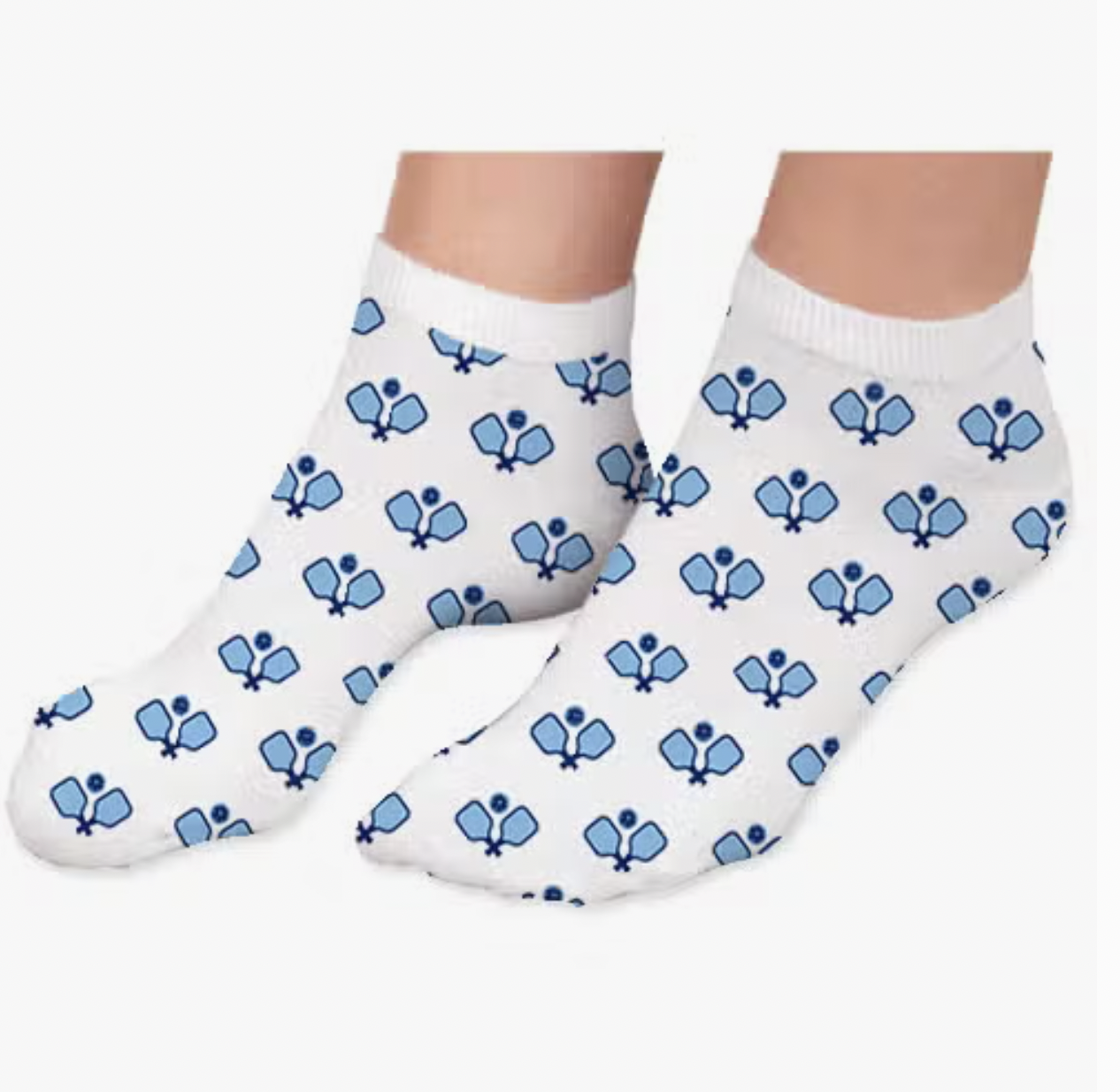 Toss Designs Blue Pickleball Socks