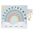 Cupcakes & Cartwheels Dream Big Milestone Mat