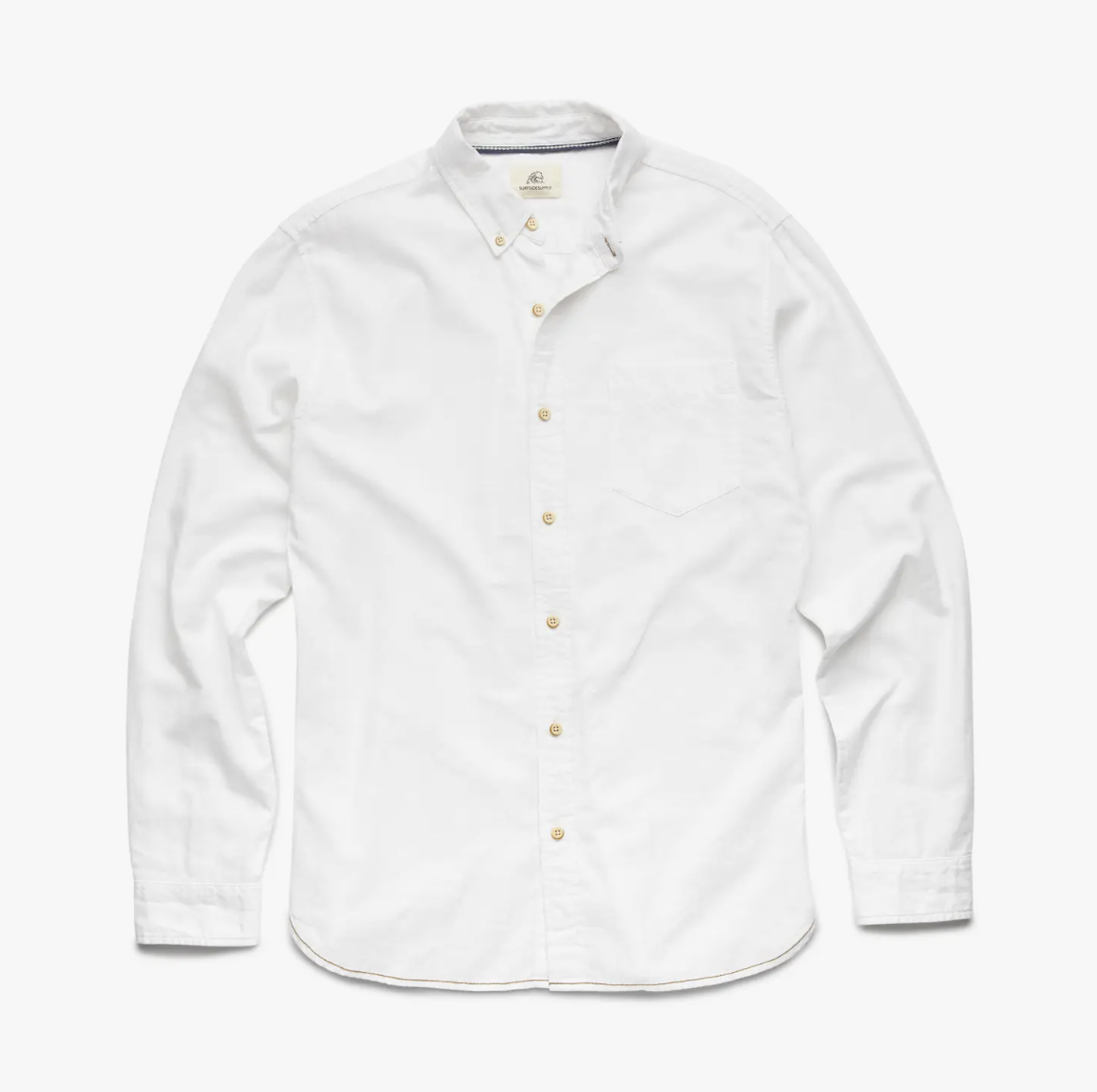 Surfside Supply 2 Tone Slub Shirt in White