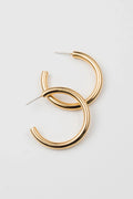 Brenda Grands Chunky Tube Hoops Medium