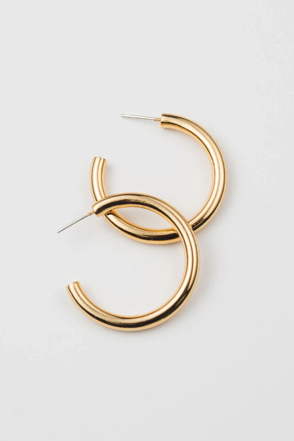 Brenda Grands Chunky Tube Hoops Medium