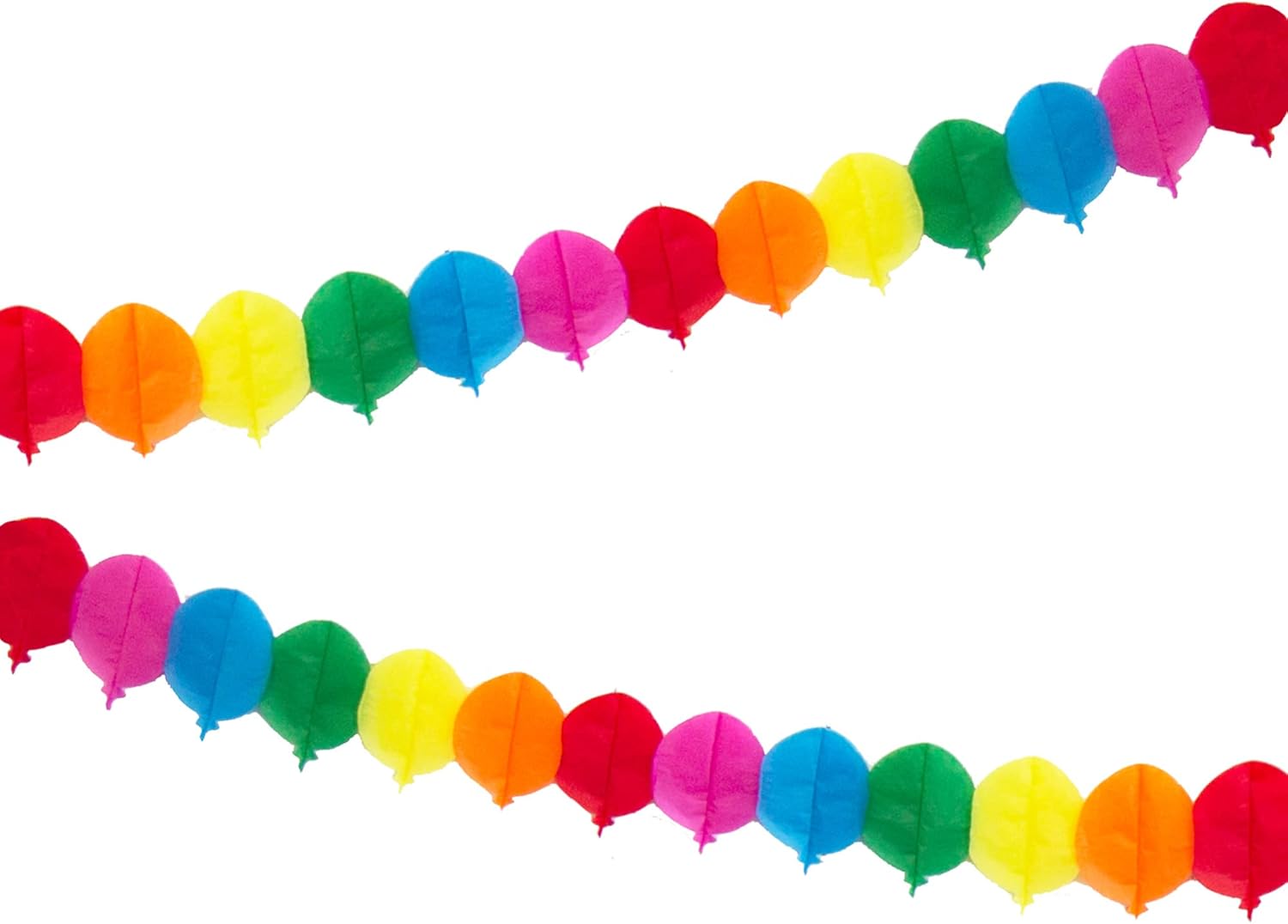 Talking Tables Rainbow Birthday Balloons Party Garlands 3 Pack