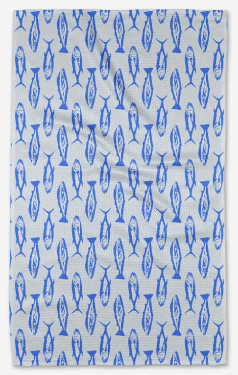 Geometry - Coastal Catch Tea Towel