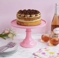 Twine Collapsable Melamine Cake Stand in Pink