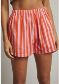 Wishlist Striped Shorts In Coral