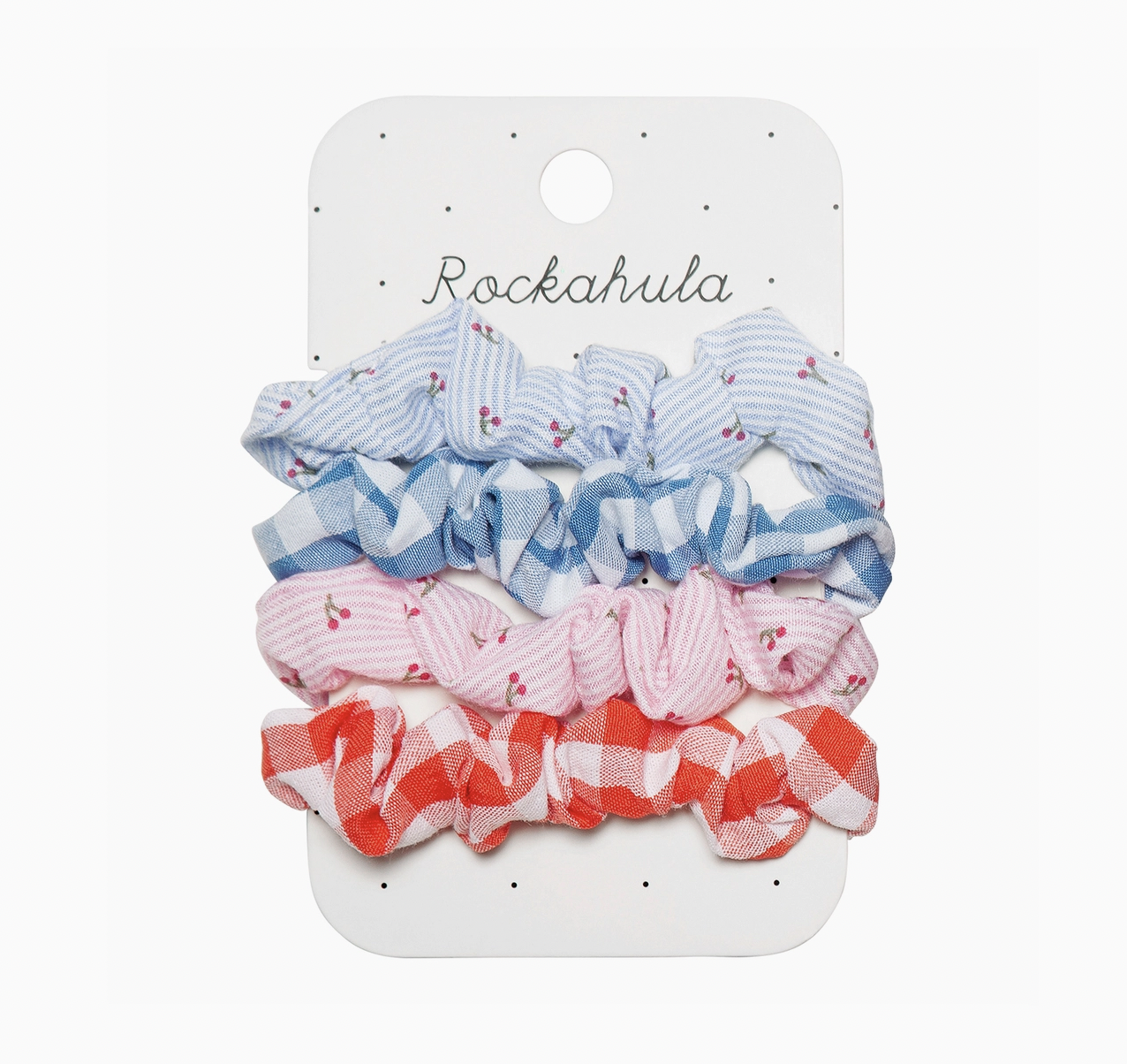 Rockahula Kids Cherry Gingham Scrunchie Set
