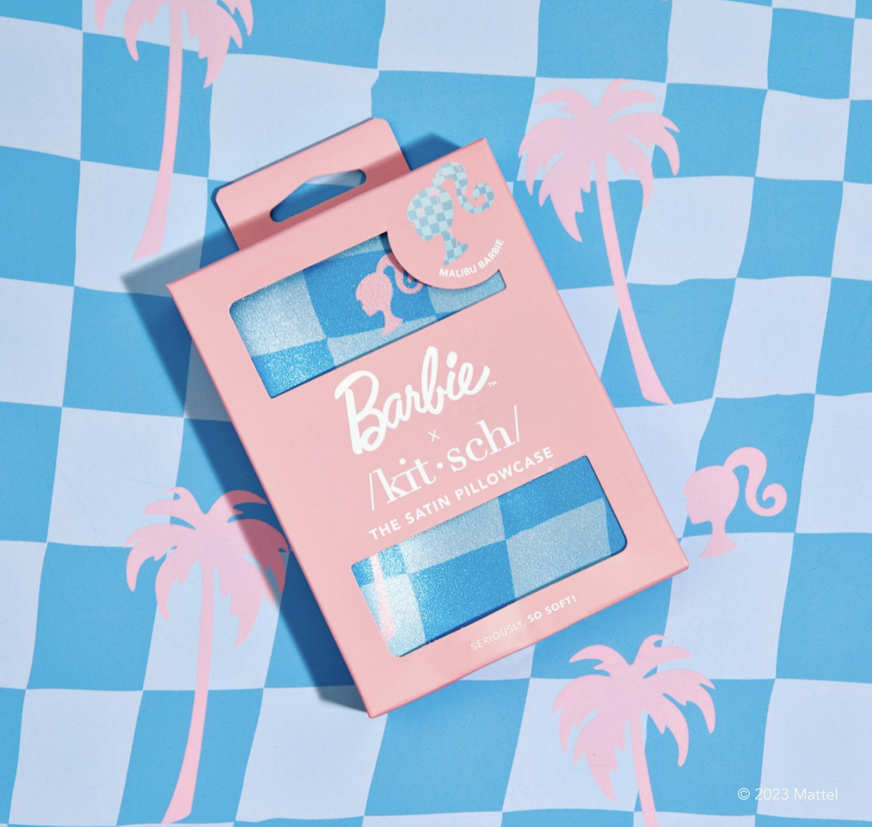 Barbie X Kitsch Malibu Barbie Satin Pillowcase