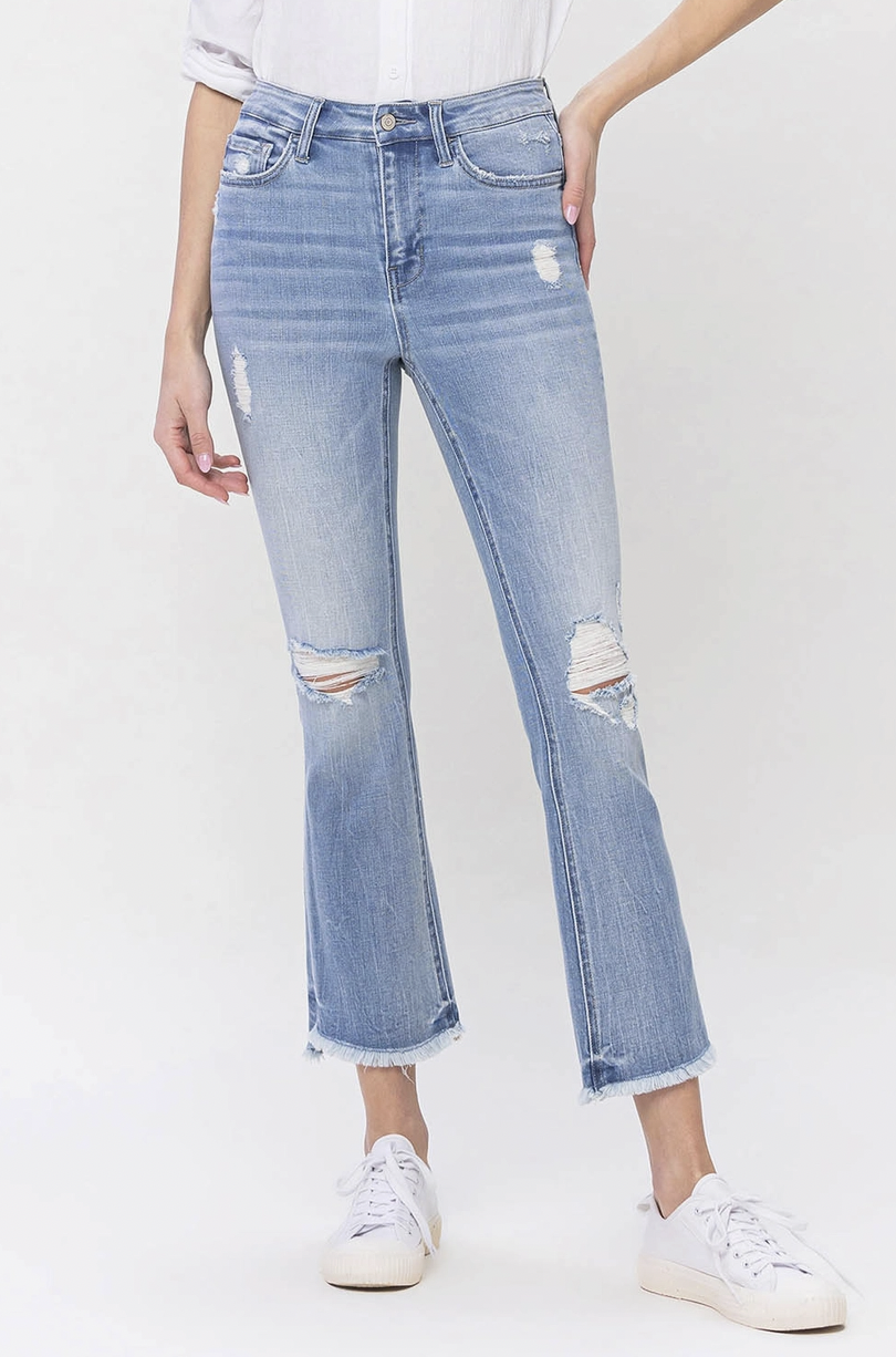 Flying Monkey Frolic High Rise Kick Flare Jeans