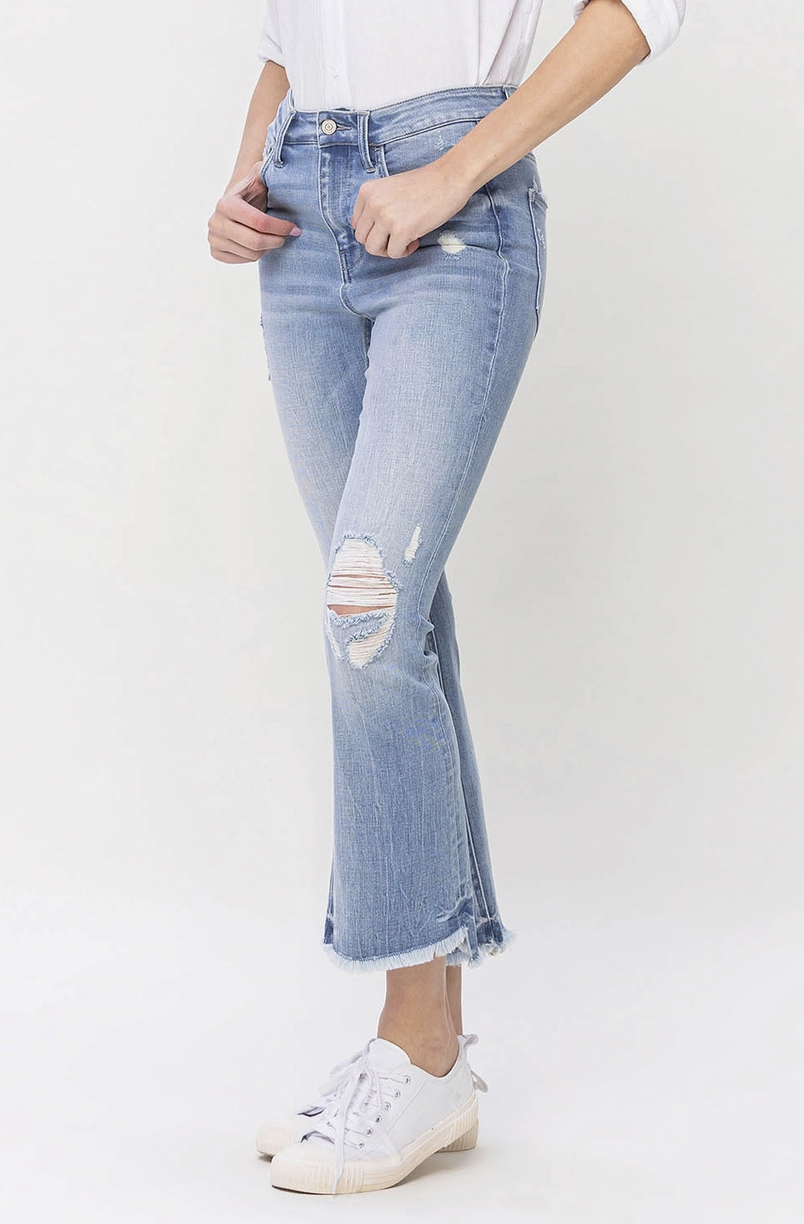 Flying Monkey Frolic High Rise Kick Flare Jeans