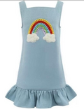 Lola & The Boys Rainbow Gems Denim Dress