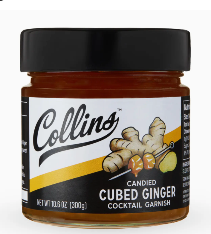 Collins Cubed Ginger in Syrup 10.6 oz