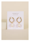 Jaxkelly Pearl Drop - Gold Earrings