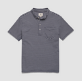 Surfside Supply Michael Placket Polo in Navy Heather