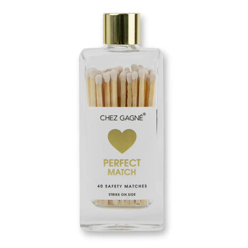 Chez Gagne Perfect Match - Glass Bottle Safety Matches
