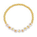 Mahjong Beaded Bracelet