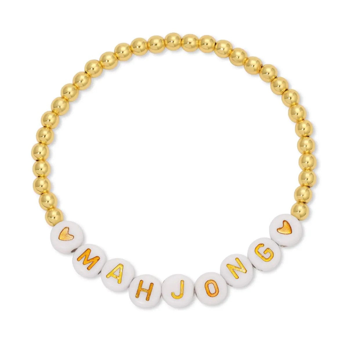 Mahjong Beaded Bracelet