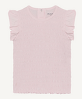 Minymo Light Pink Ruffle Sleeve Shirt