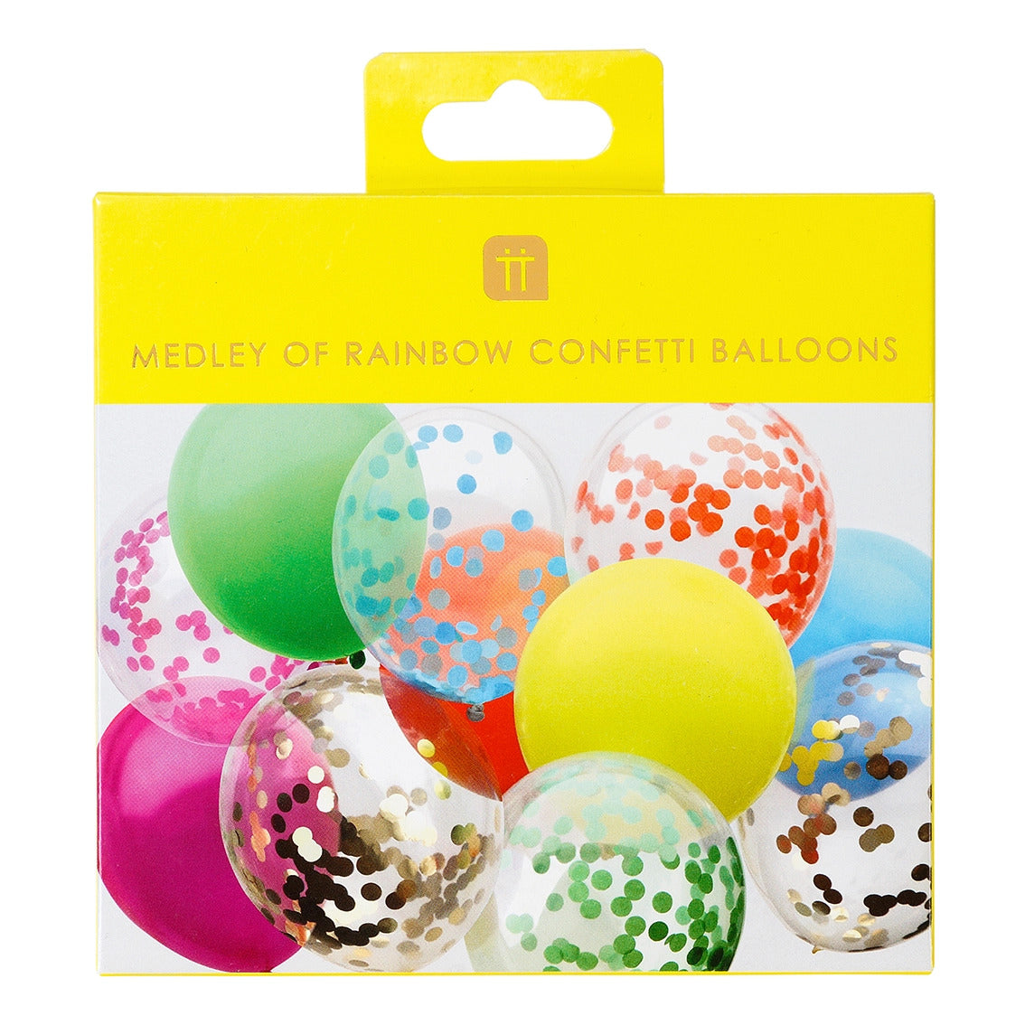Talking Tables Rainbow Confetti Balloons 12 Pack