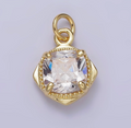 Square Rhombus 17mm Charm
