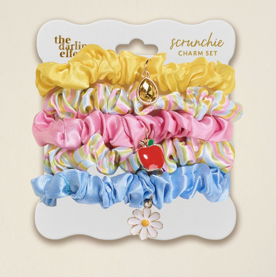 The Darling Effect - Scrunchie Charm Set–Color Me Happy