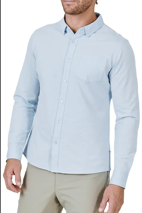Liverpool Button Up Shirt in Sky Blue