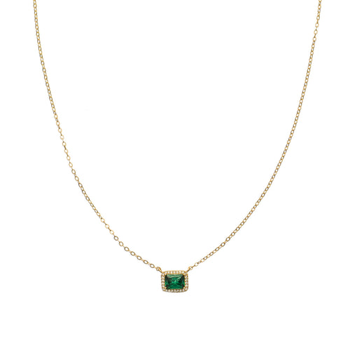 Brenda Grands Luxe Emerald Necklace