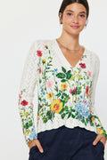 Current Air Floral Cardigan