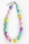 Sparkle Sisters Chunky Pastel Beaded Necklace