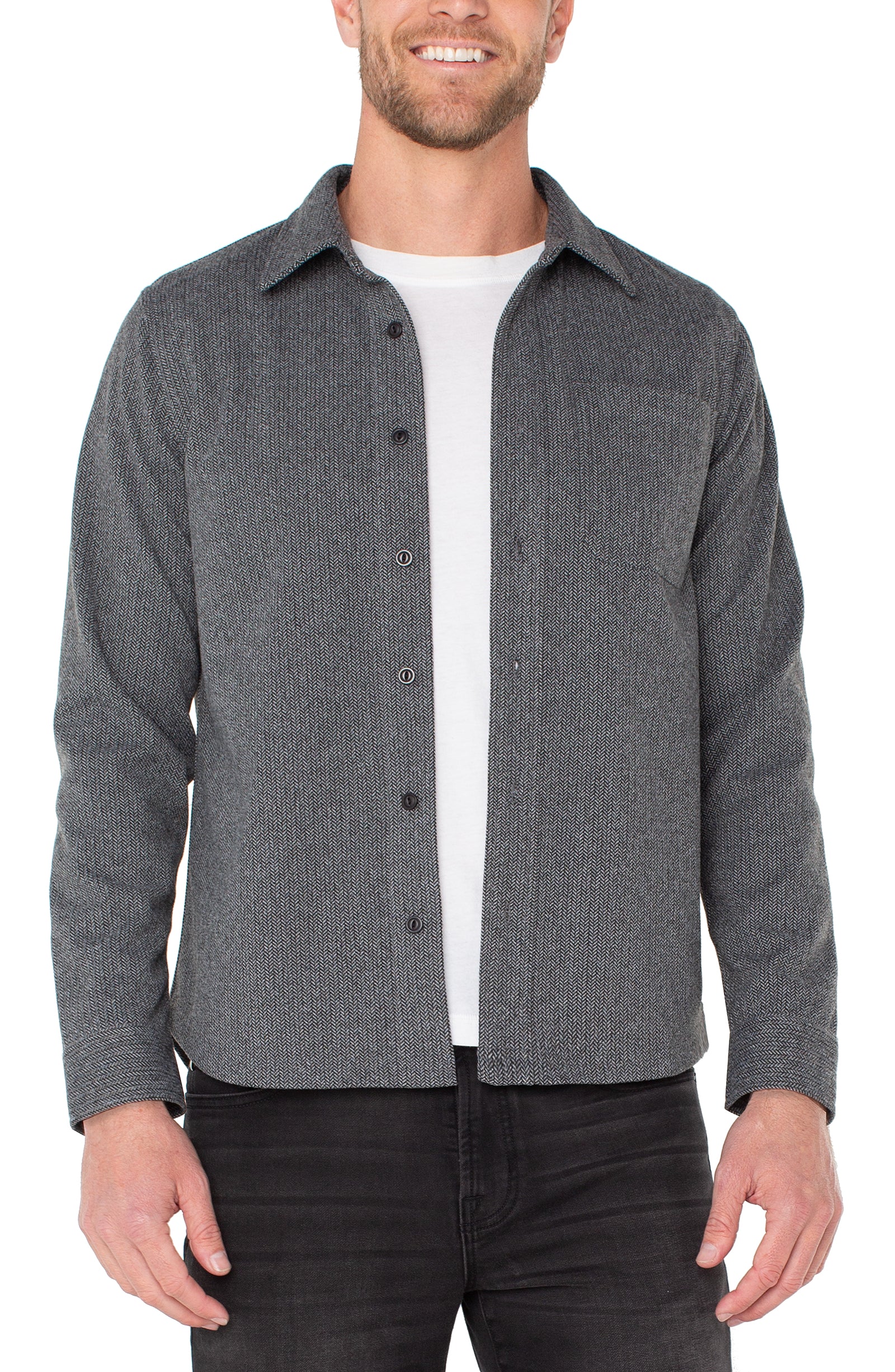 Liverpool Los Angeles Knit Button Down Shirt