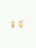 Jax Kelly Gold Hoop - Wide - Gold Earrings
