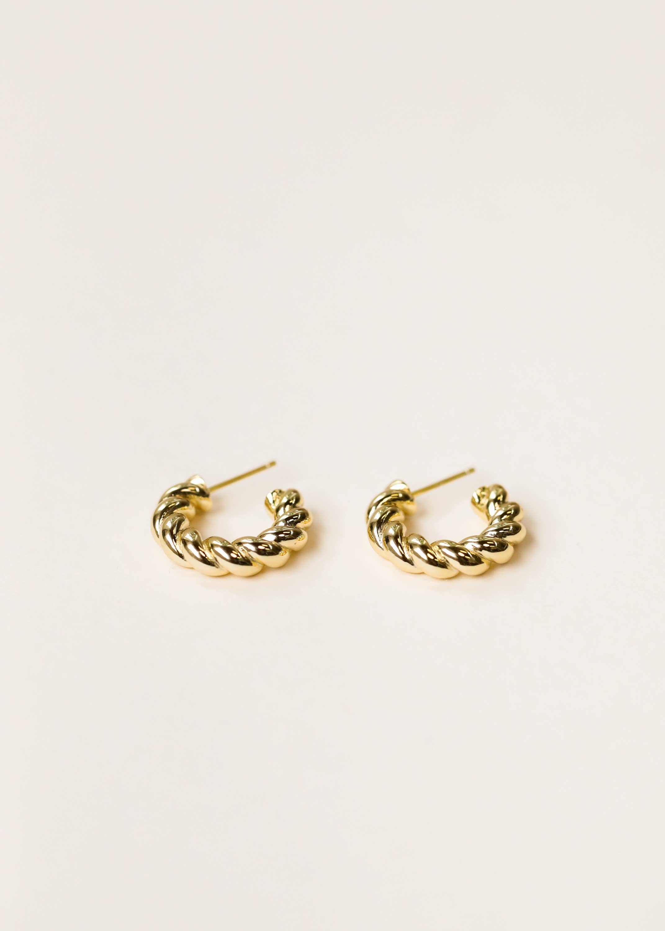 JaxKelly Twisted Gold Hoop